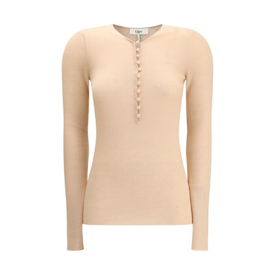 Chloé Sweatshirt aus mehrfarbiger Merinowolle