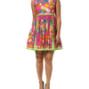 Dolce & Gabbana Pink Fruit Print A-line Mini Sleeveless Dress