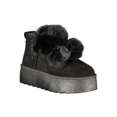 Laura Biagiotti Nero Polyester Woman Ankle Boot