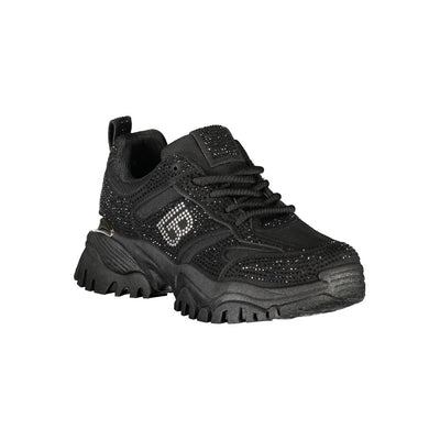 Laura Biagiotti Black Polyurethane Women Sneaker