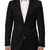 Dolce & Gabbana Black MARTINI 2 Buttons Suit Jacket Blazer