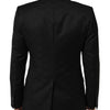 Dolce & Gabbana Black MARTINI 2 Buttons Suit Jacket Blazer