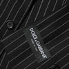 Dolce & Gabbana Black Stripes 2 Buttons Suit Jacket Blazer