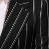 Dolce & Gabbana Black Stripes SICILIA 1 Button Suit Blazer