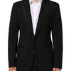 Dolce & Gabbana Black Wool 2 Buttons Suit Men Jacket Blazer