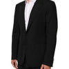Dolce & Gabbana Black Wool 2 Buttons Suit Men Jacket Blazer