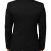 Dolce & Gabbana Black MARTINI 1 Button Suit Jacket Blazer
