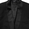 Dolce & Gabbana Black MARTINI 1 Button Suit Jacket Blazer