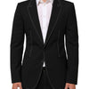 Dolce & Gabbana Black SICILIA 2 Buttons Suit Jacket Blazer