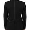 Dolce & Gabbana Black SICILIA 2 Buttons Suit Jacket Blazer