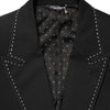 Dolce & Gabbana Black SICILIA 2 Buttons Suit Jacket Blazer