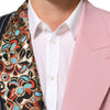 Dolce & Gabbana Multicolor Patchwork Single Breasted Jacket Blazer