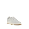 Saint Laurent Bos Taurus Low Top Sneakers aus weißem Kalbsleder