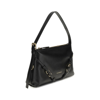 Givenchy Black Calf Leather Bos Taurus Shoulder Bag
