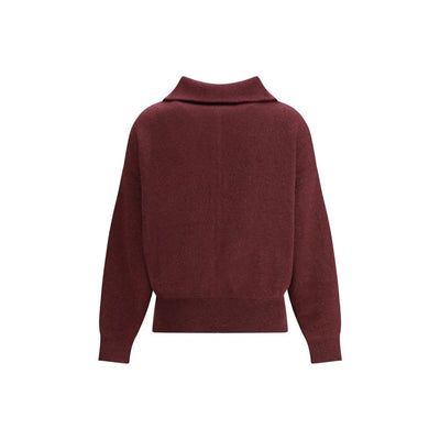 Marant Etoile Bordeaux Cotton Cardigan