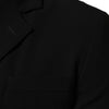Dolce & Gabbana Black Wool Double Breasted Men Jacket Blazer