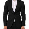Dolce & Gabbana Black STAFF 2 Buttons Suit Jacket Blazer