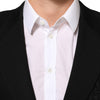 Dolce & Gabbana Black Viscose 2 Buttons Suit Jacket Blazer