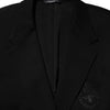 Dolce & Gabbana Black Viscose 2 Buttons Suit Jacket Blazer