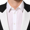 Dolce & Gabbana Black White MARTINI 1 Button Men Suit Blazer