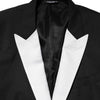 Dolce & Gabbana Black White MARTINI 1 Button Men Suit Blazer