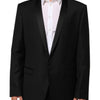 Dolce & Gabbana Black Wool GOLD 1 Button Men Suit Blazer