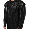 Dolce & Gabbana Black Leather Full Zip Biker Blouson Jacket