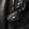 Dolce & Gabbana Black Leather Full Zip Biker Blouson Jacket