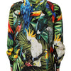 Dolce & Gabbana Multicolor Parrot Print Lounge Casual Shirt