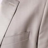 Dolce & Gabbana Light Gray Wool 2 Piece MARTINI Formal Suit