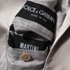 Dolce & Gabbana Light Gray Wool 2 Piece MARTINI Formal Suit