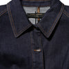 Dolce & Gabbana Dark Blue Cotton Collared Denim Coat Jacket