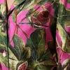 Dolce & Gabbana Hot Pink Fig Printed Silk Shirt Blouse Top