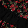 Dolce & Gabbana Black Floral Print Long Sleeve Blouse Top