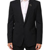 Dolce & Gabbana Black Bee MARTINI 2 Button Men Suit Blazer