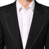 Dolce & Gabbana Black Wool 1 Button Suit Jacket Men Blazer