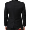 Dolce & Gabbana Black GOLD 1 Button Suit Jacket Men Blazer