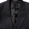 Dolce & Gabbana Black Wool 2 Buttons Suit Jacket Men Blazer