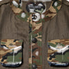 Dolce & Gabbana Brown Camouflage Linen Button Down Jacket