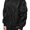 Dolce & Gabbana Black Nylon Hooded Full Zip Bomber Men Jacket