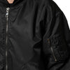 Dolce & Gabbana Black Nylon Hooded Full Zip Bomber Men Jacket
