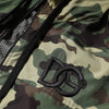 Dolce & Gabbana Green Camouflage Hooded Sweatshirt Jacket