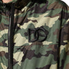 Dolce & Gabbana Green Camouflage Hooded Sweatshirt Jacket