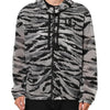 Dolce & Gabbana Gray Camouflage Hooded Sweatshirt Jacket