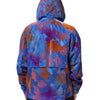 Dolce & Gabbana Blue Tie Dye Logo Hooded Sweatshirt Jacket