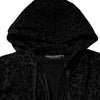 Dolce & Gabbana Black Cotton Hooded Full Zip Bomber Jacket