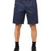 Dolce & Gabbana Blue Cotton Stretch Mid Waist Bermuda Shorts