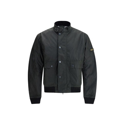 Barbour International Black Cotton Shell Jacket