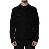 Dolce & Gabbana Black Cotton Denim Jacket