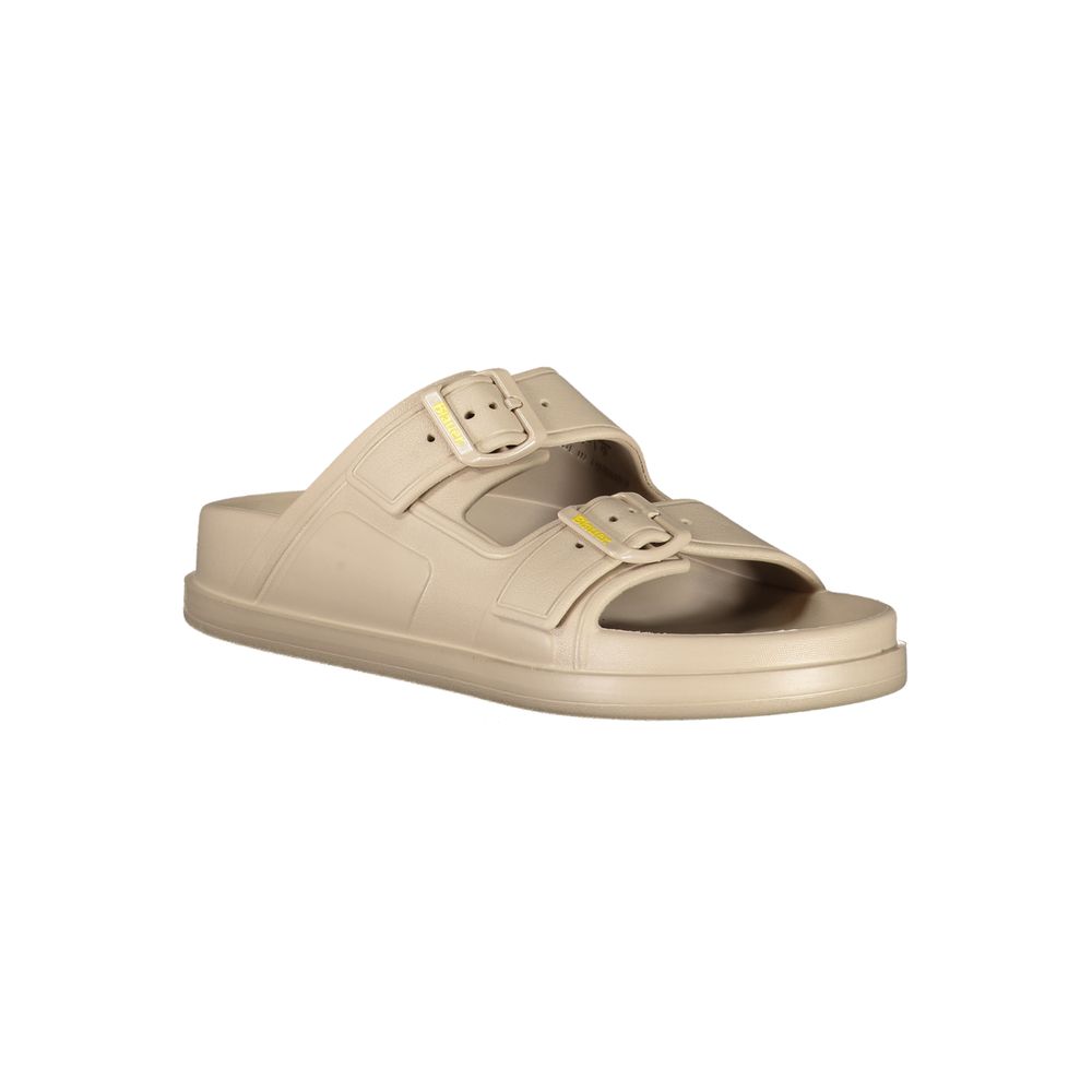 Blauer Beige Polyurethane Women's Slipper